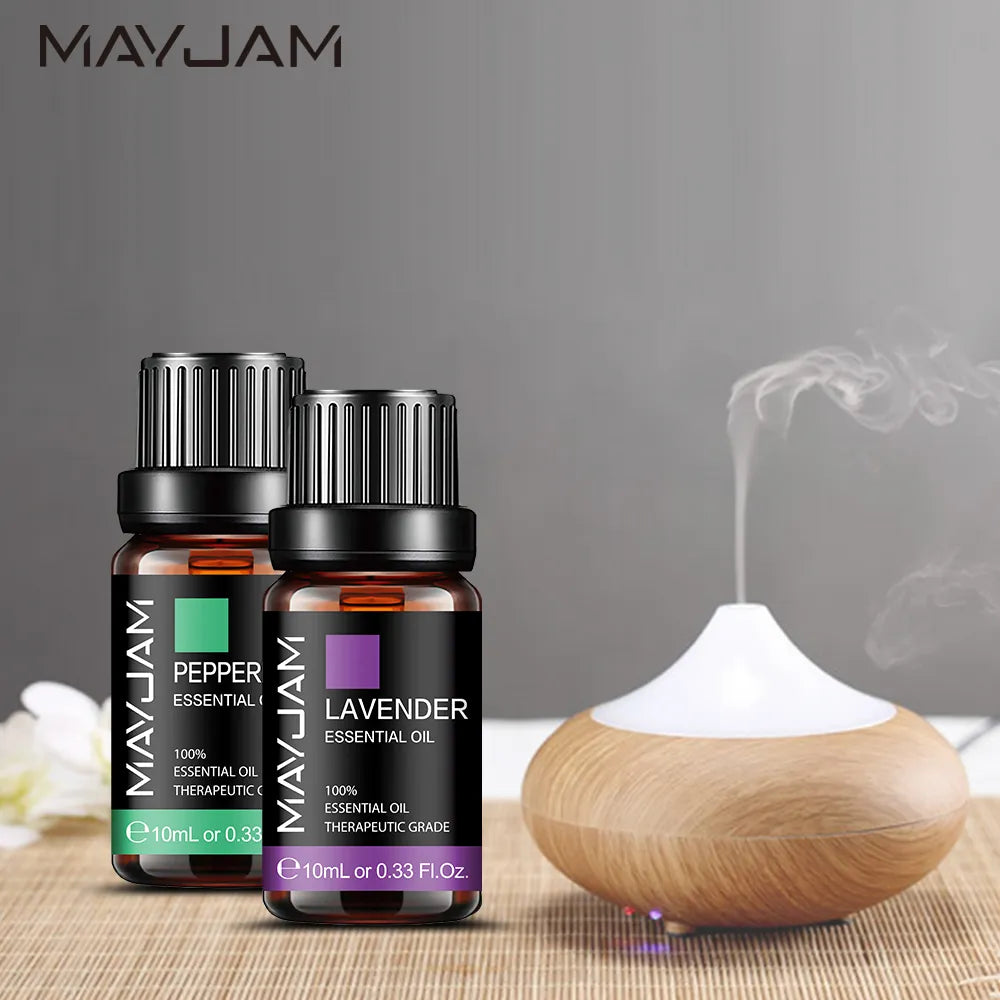 MAYJAM Chamomile Eucalyptus Jasmine Essential Oils For Humidifier Diffuser