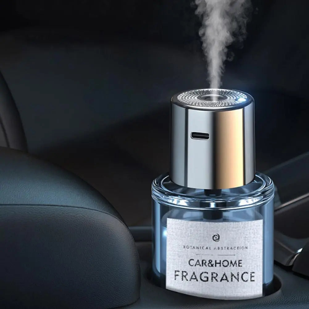 Car Mounted Intelligent Fragrance Spray Perfume Essential Oil Diffuser Humidifier Portable Car Bedside Fragrance Accessories